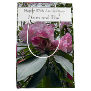 57:e Bröllop-årsdagen Rosa Rhododendron