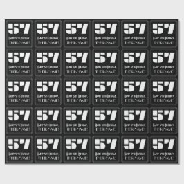 57:e födelsedagen: Art Deco Inspired Titta "57" oc Presentpapper