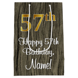 57:e födelsedagen: Elegant Faux Guld look #, Faux 