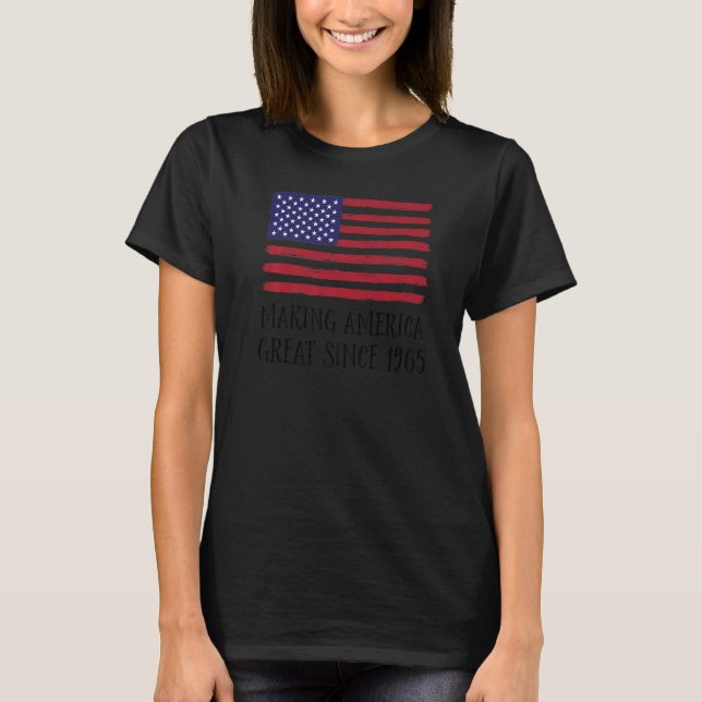 57:e födelsedagen Skapar Amerika Underbart sedan 1 T Shirt (Framsida)