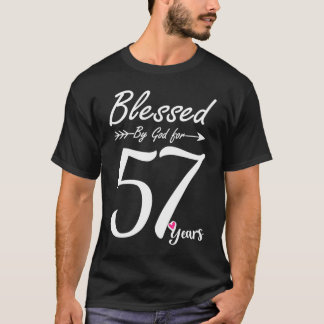 57:e födelsedagen Tee and Blees under 57 år Birthd
