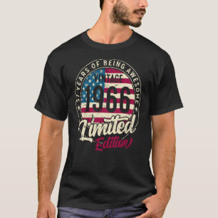 57:e födelsedagen Vintage 1966 Bday Group 57 Years T Shirt