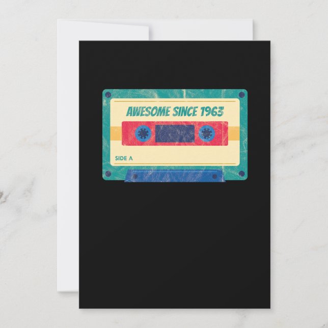 57:e födelsedagshälsgåva från Fantastisk sedan 196 Inbjudningar (Framsida)