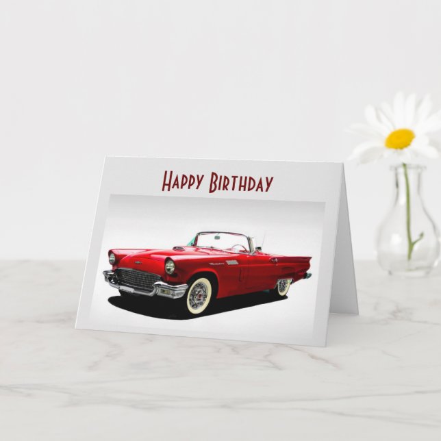 **57 KLASSISKT TRENBIRD** PÅ BIRTHDAY-KORTET KORT (Liten växt)