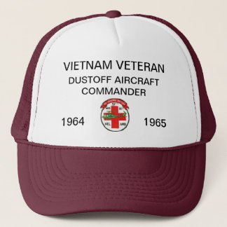 57th DUSTOFF-FLYGPLANKOMMENDÖRKAPTENEN KOPPLAR Truckerkeps