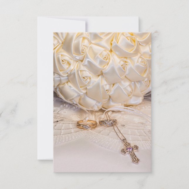 5807-Buett med ringar och kors Inbjudningar (Framsida)