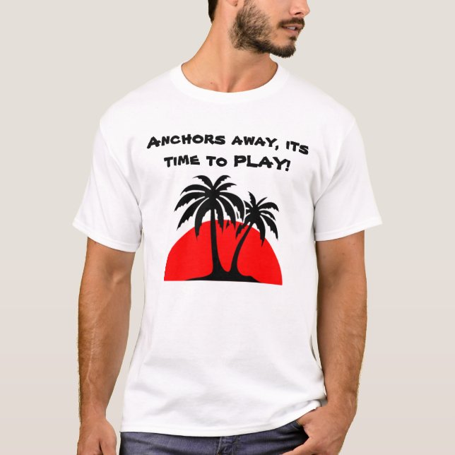 58982 ankrar bort, dess tid ATT LEKA! Tee Shirt (Framsida)