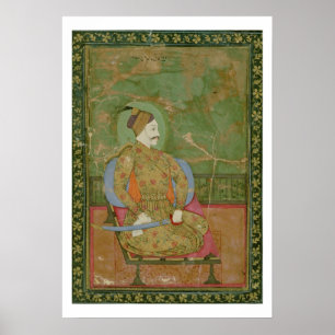 58.20/25A Porträtt i Sultan Abdullah Qutb Shah se Poster