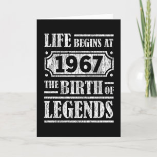 58 år gammal 1967 Födelseort: Legend 58:e födelsed Kort