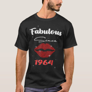 58 år gammal vävnad sedan 1964 58:e födelsedagen f t shirt