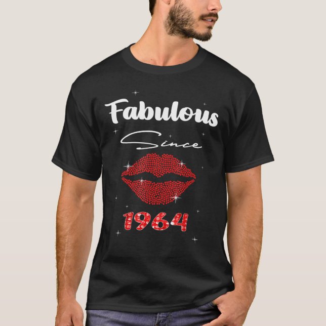 58 år gammal vävnad sedan 1964 58:e födelsedagen f t shirt (Framsida)