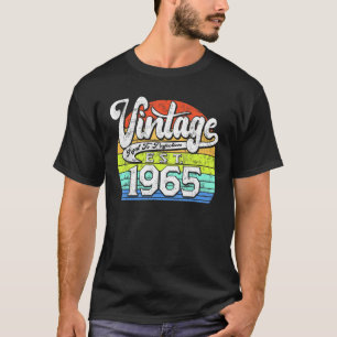 58 år gammal Vintage 1965 58:e födelsedagen 1 T Shirt