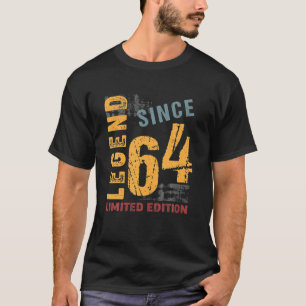 58 års gammal Vintage 1964 58:e födelsedagens Deko T Shirt