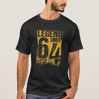58 års gammal Vintage 1964 58:e födelsedagens Deko T Shirt