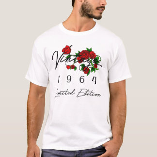 58 års Vintage för gamla gåvor 1964 Manar Kvinnor  T Shirt