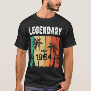 58:e födelsedagen 1964 för kvinnor och män t shirt