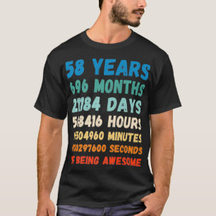 58:e födelsedagen 58 år efter att ha varit Fanta T Shirt
