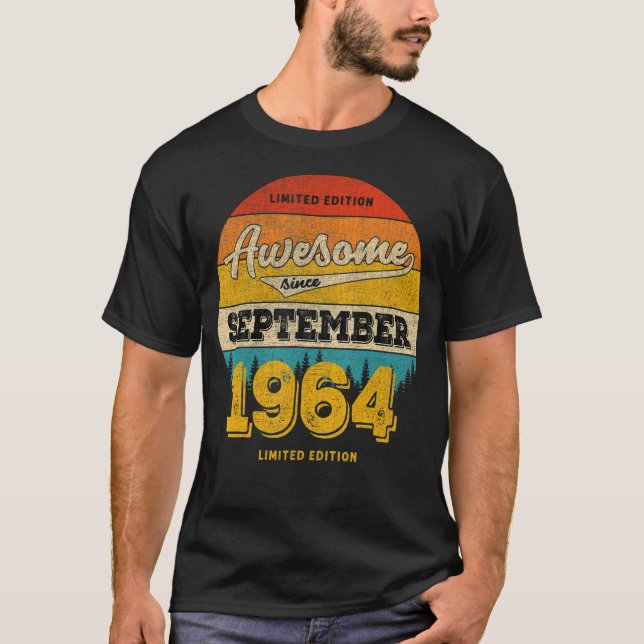 58:e födelsedagen Idea Fantastisk sedan september  T Shirt (Framsida)