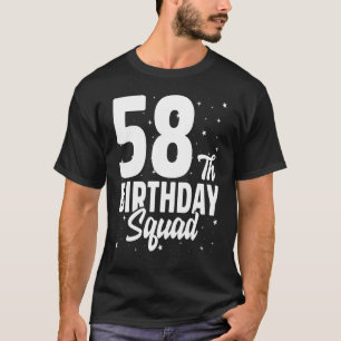 58:e födelsedagen Lycklig B-dagen Party 58 T Shirt