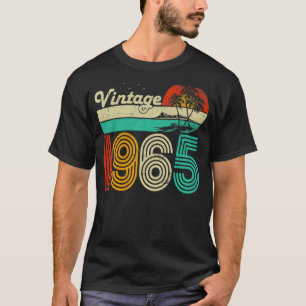 58:e födelsedagen Vintage 1965 58 år gamla Manar-k T Shirt