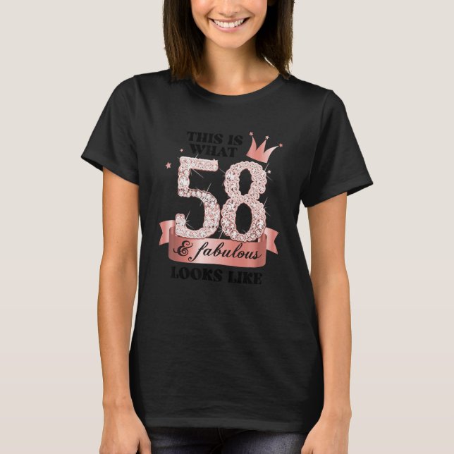 58 & Fabulous I Rose And White Party Group Candid  T Shirt (Framsida)