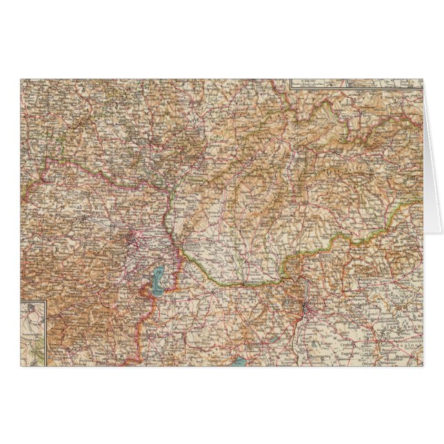 5960 Tjeckoslovakien, Ungern Hälsningskort (Framsidan Horizontal)