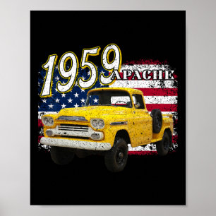 59 Apache Lastbil 4:e juli Amerikanska Poster