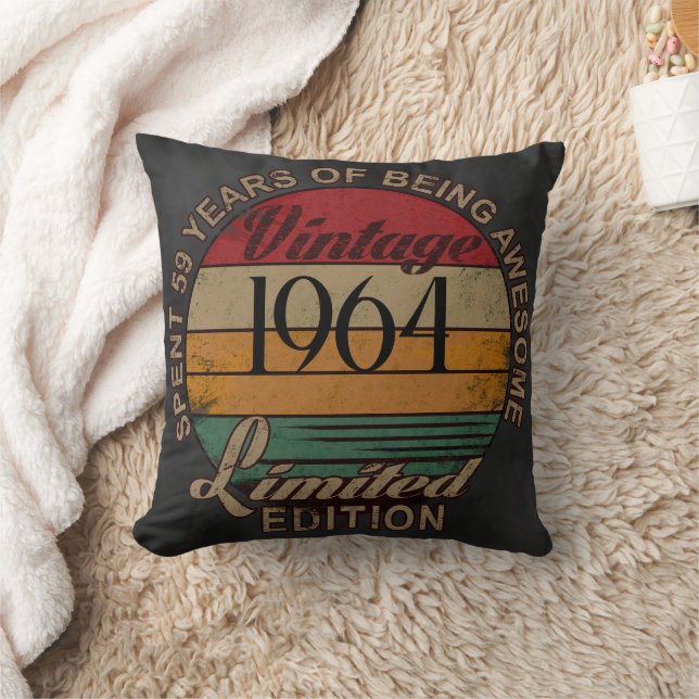 59 år fantastiskt! Födelsedags kastkudde Kudde (Filt)