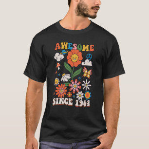 59 år gammal Fantastisk sedan 1964 Groovy Retro 59 T Shirt