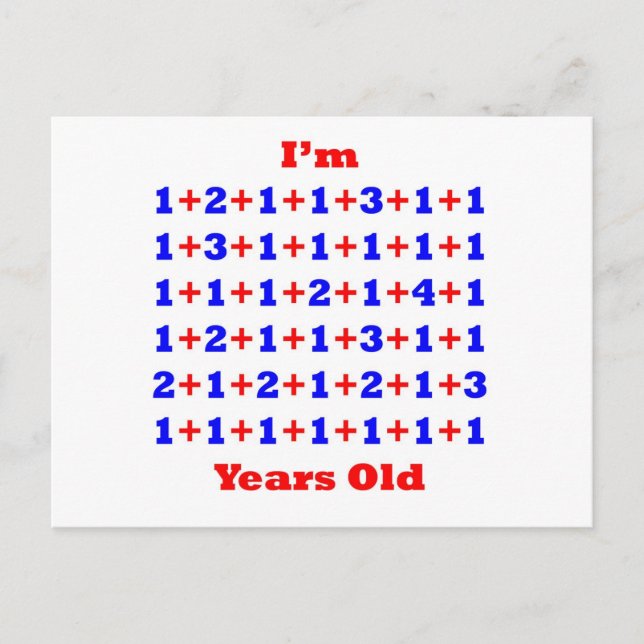 59 år gammal! vykort (Framsida)