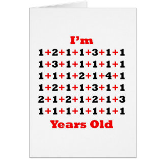 59 år röd gammal Blk Hälsningskort