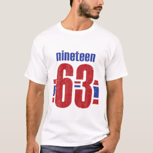 59-årig född 1963 Vintage Ninen 63 59:e bir T Shirt