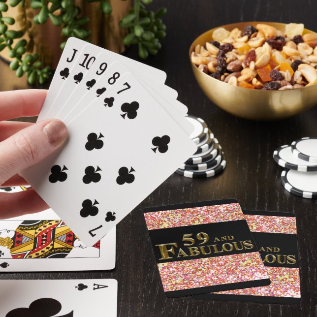 59-årsdag casinokort (På plats)