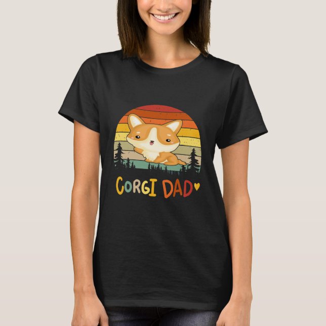 59 Corgi Pappa T Shirt (Framsida)