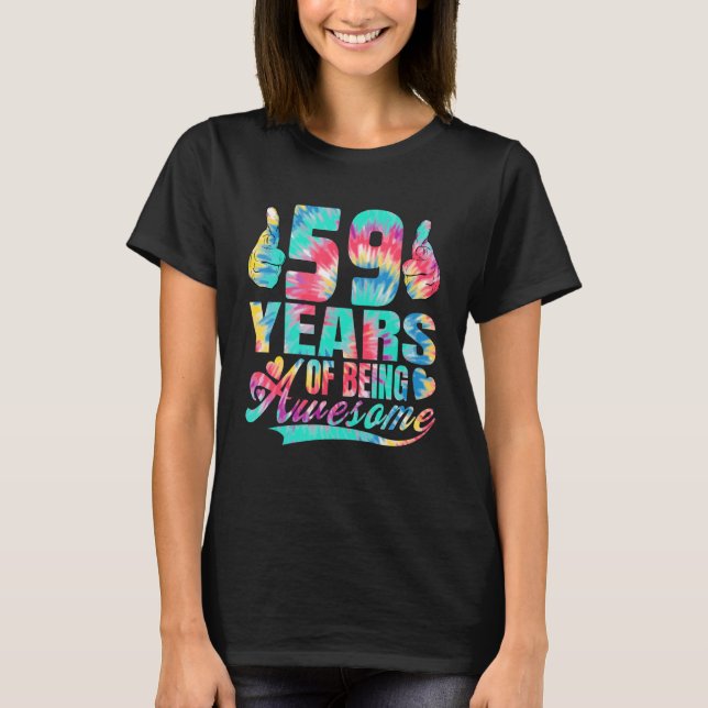 59:e födelsedagen eller årsdagen 59 år av Awe T Shirt (Framsida)