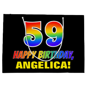 59:e födelsedagen: Fet, Roligt, Simple, Regnbåge 5