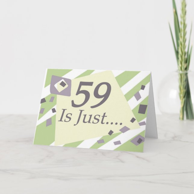 59:e födelsedagen kort (Framsida)