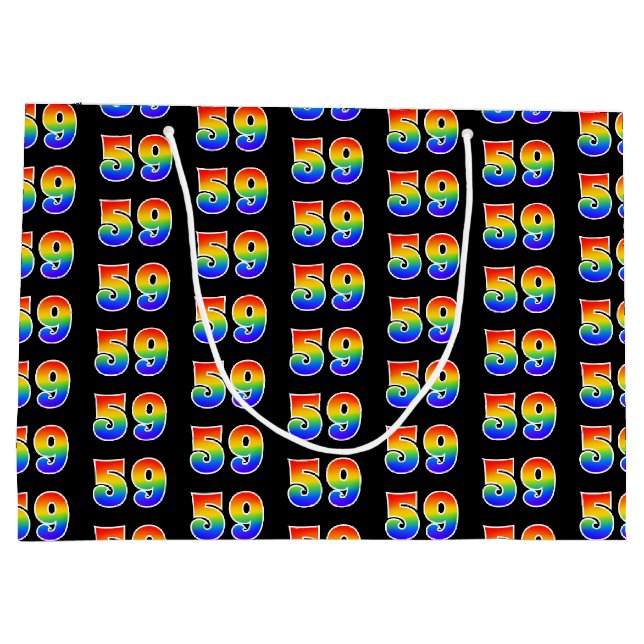 59:e födelsedagen: Roligt Regnbågshändelse nummer  (Baksidan)