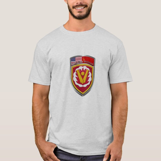 59:e Ordnance Brigade Kalla kriget-veteran T Shirt (Framsida)