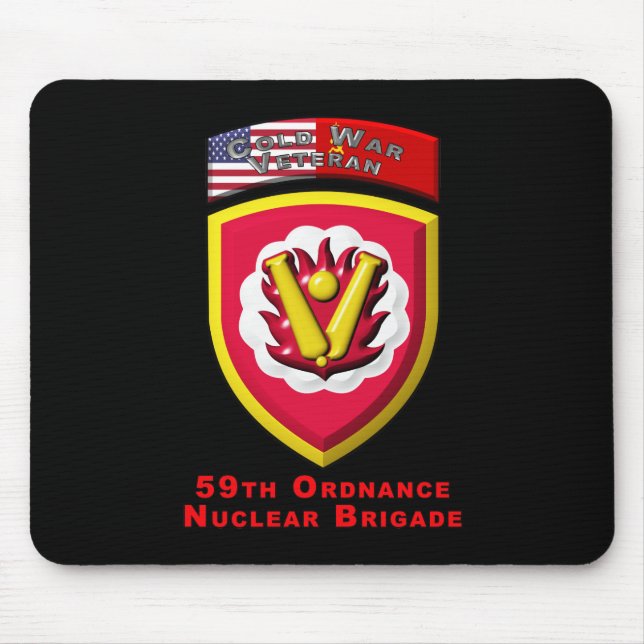 59:e Ordnance Brigade “Kalla krigets kärnvapenavsk Musmatta (Framsidan)