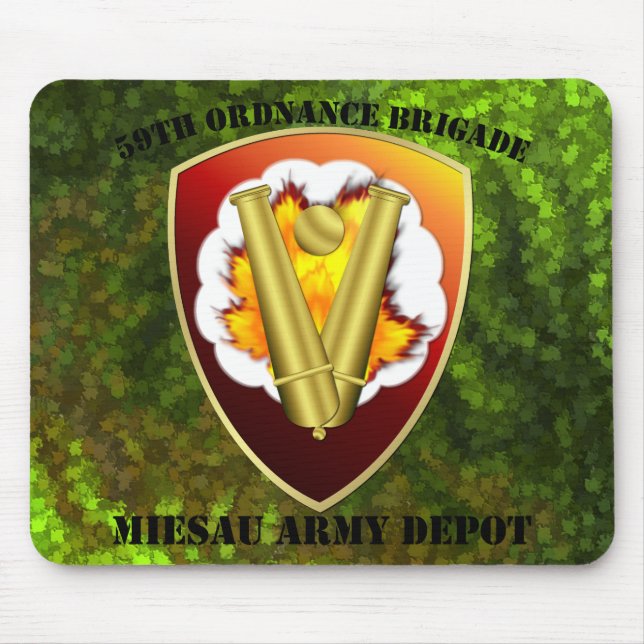 59:e ordnance Brigade Patch Musmatta (Framsidan)