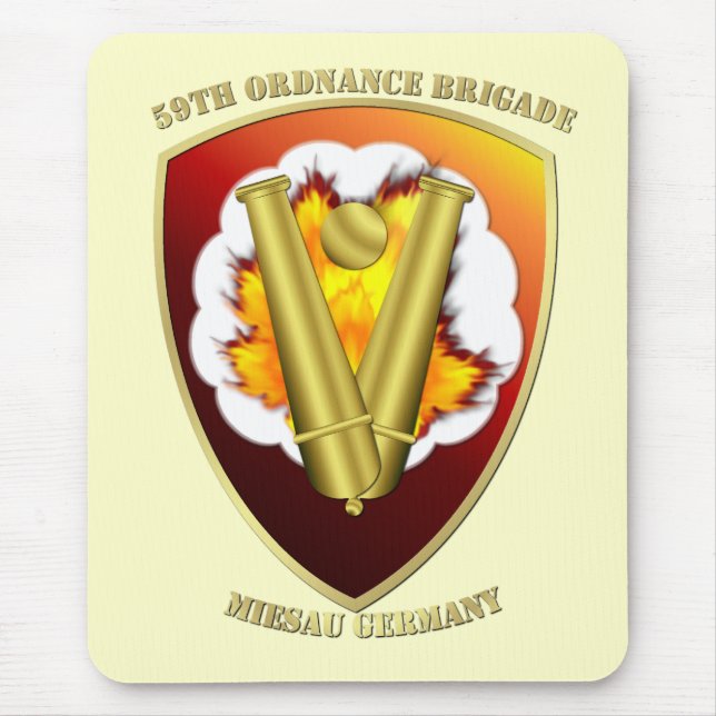 59:e ordnance Brigade Patch Musmatta (Framsidan)