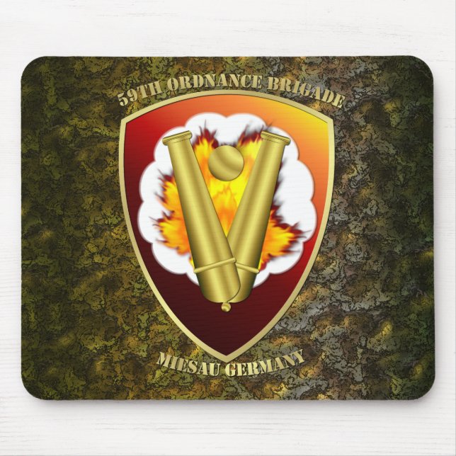 59:e ordnance Brigade Patch Musmatta (Framsidan)