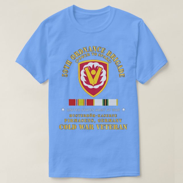 59:e ordnance Brigade SSI HusterhhKaserne Pirmasen T Shirt (Design framsida)