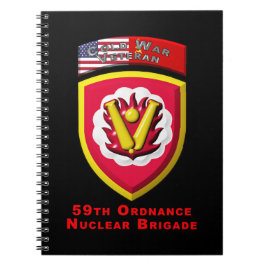59:e upplagsbrigaden "Kall Krig Nuclear Deterrent" Anteckningsbok