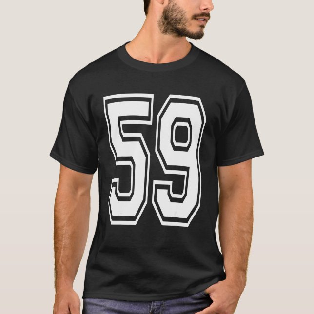 59 Födelsedagskollegiets nummer T Shirt (Framsida)
