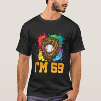 59 idrottar Glove Baseball Player 59:e T Shirt