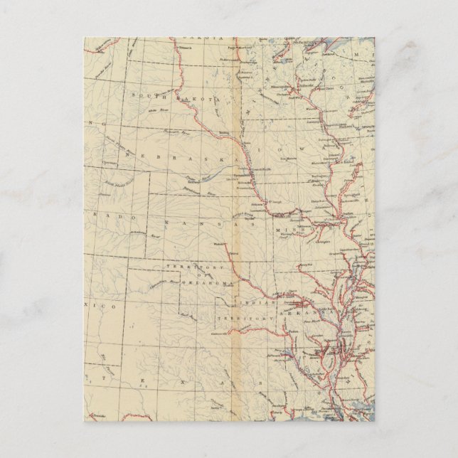 59 Navigerbara floder 1890 Vykort (Framsida)