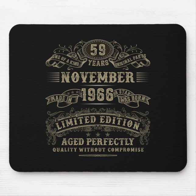 59 Year Old 59th Bday November 1966 Limited Editio Musmatta (Framsidan)