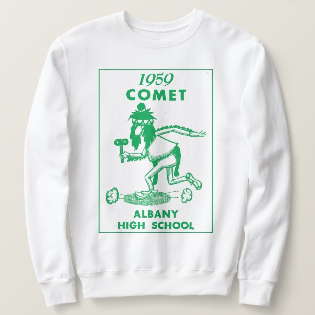 59ers Comet Albany High School Hvywt Sweatshirt (Design framsida)